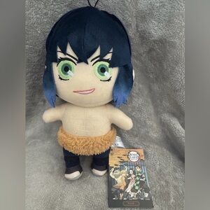 Demon Slayer 9" Plush - UNMASKED INOSUKE HASHIBIRA New Great Eastern 77234 NWT